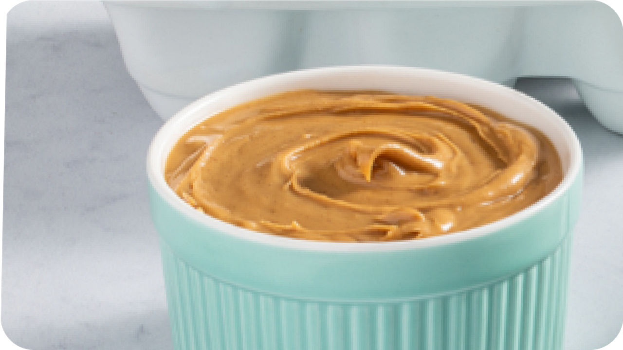 Image of a cup of peanut butter