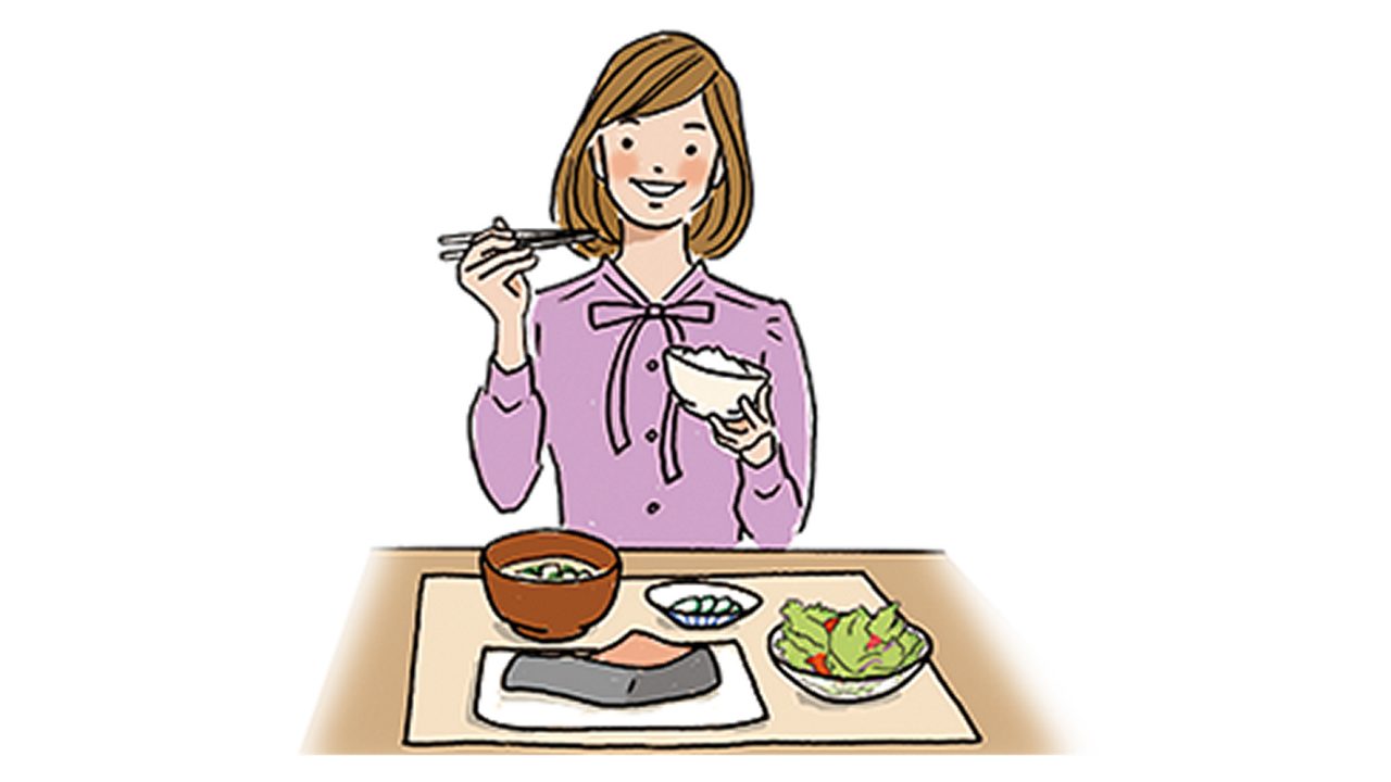 朝食をしっかりとりましょう