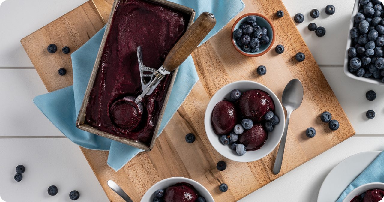 Image of Blueberry Sorbet