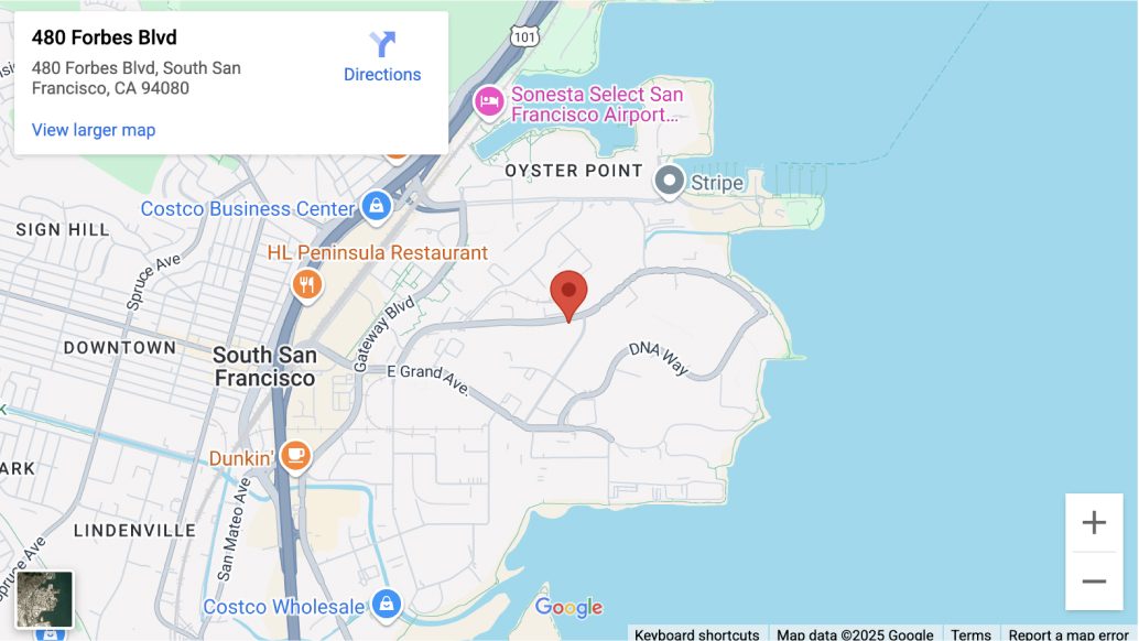 Astellas contact up location on map