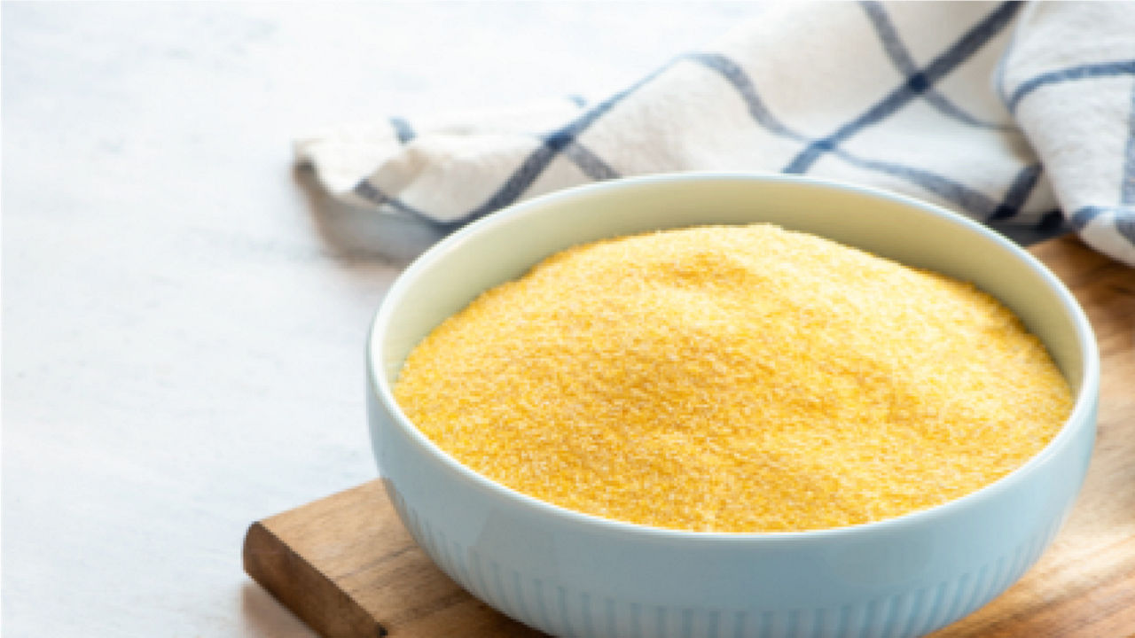 Image of a cup of instant polenta