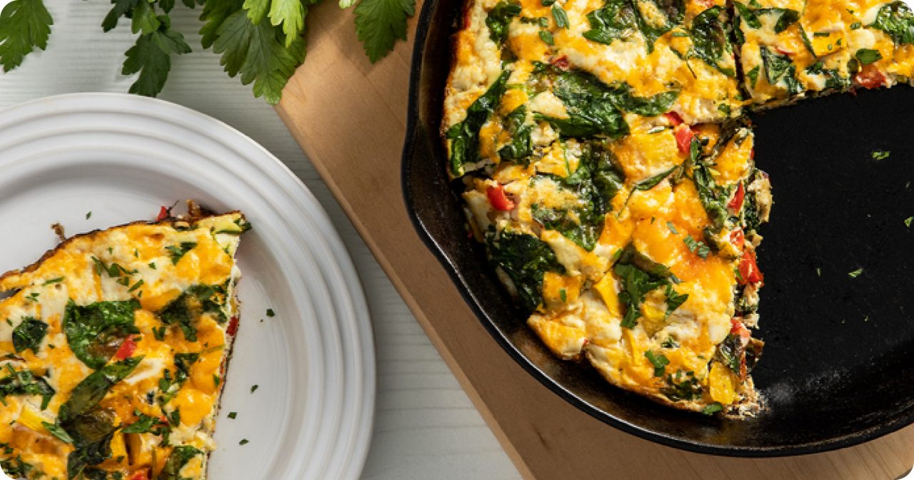 Image of Egg White, Squash & Spinach Frittata