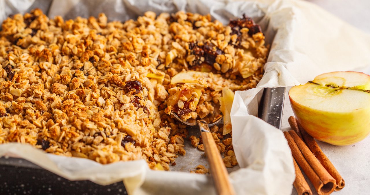 Image of Fat-free Apple Crumb Dessert