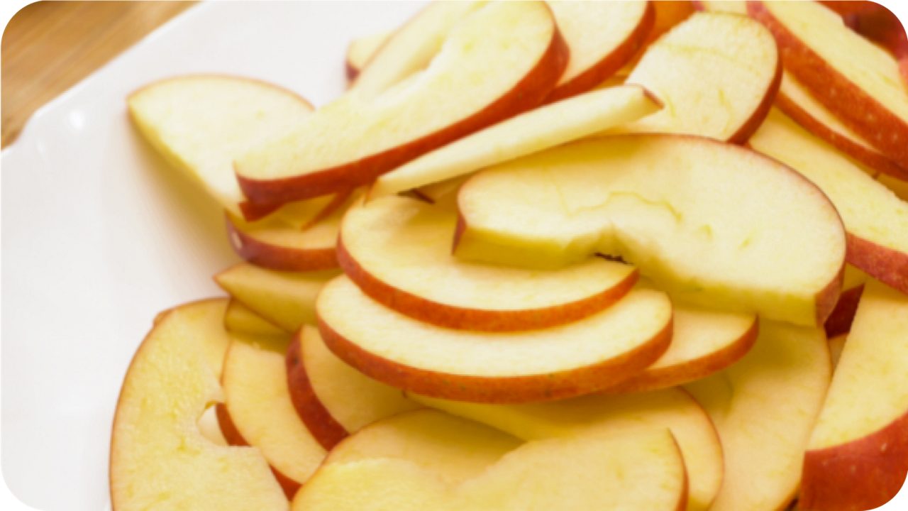 Image of some sliced apples